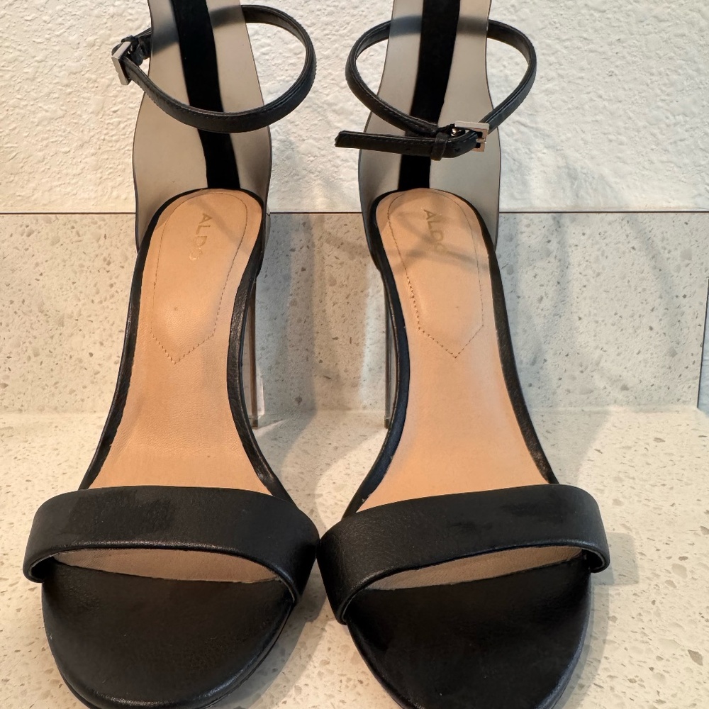 Black & Clear Heels
